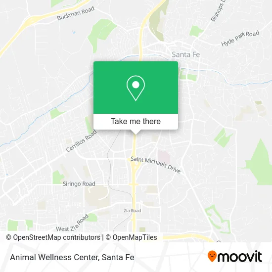 Animal Wellness Center map