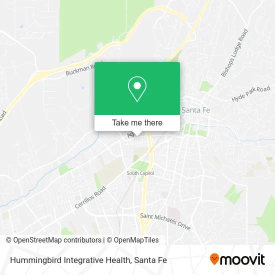 Hummingbird Integrative Health map