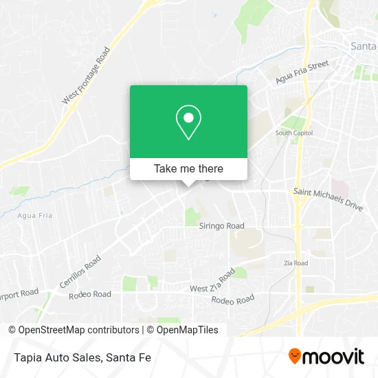 Tapia Auto Sales map