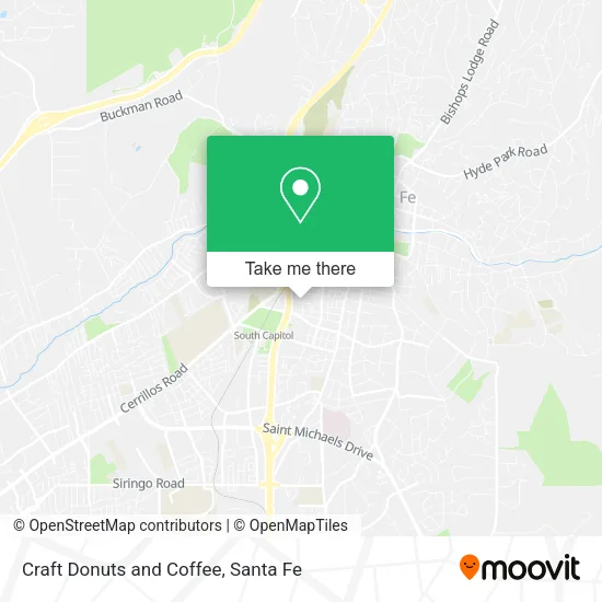 Mapa de Craft Donuts and Coffee
