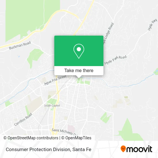 Consumer Protection Division map