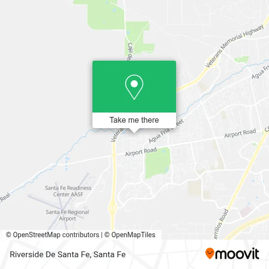 Riverside De Santa Fe map
