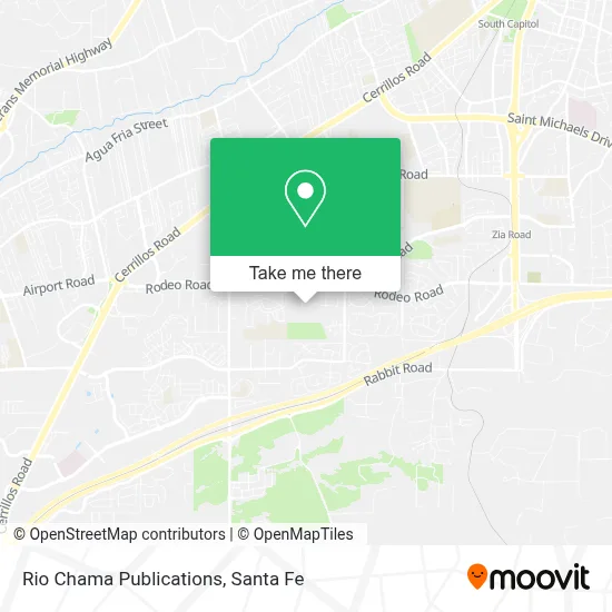 Rio Chama Publications map