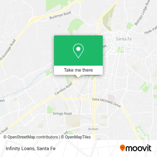 Infinity Loans map