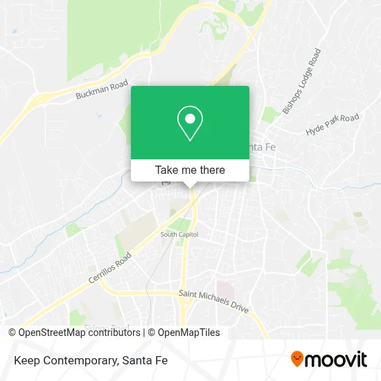 Keep Contemporary map