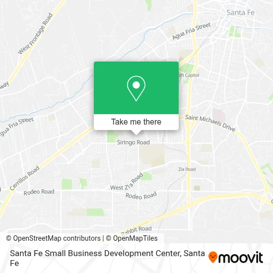 Santa Fe Small Business Development Center map