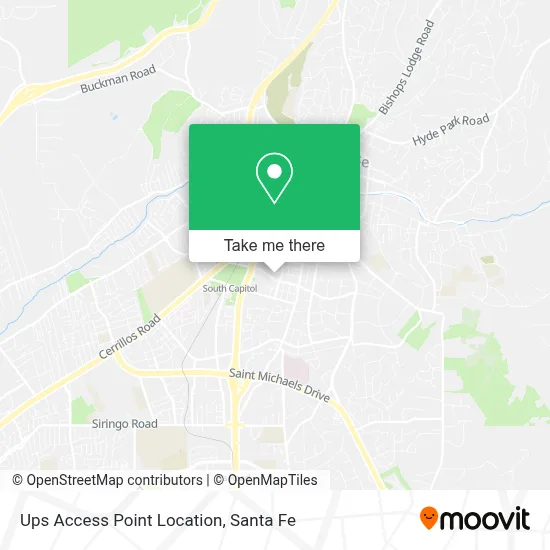 Ups Access Point Location map
