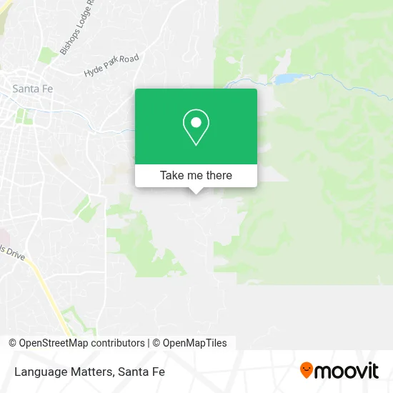 Language Matters map