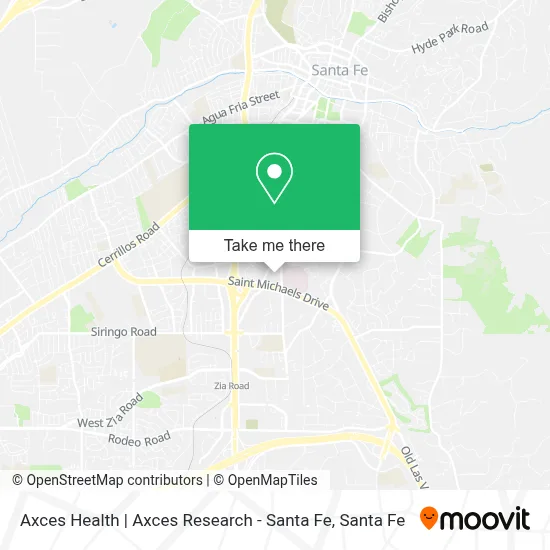 Axces Health | Axces Research - Santa Fe map