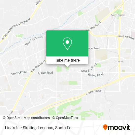 Lisa's Ice Skating Lessons map