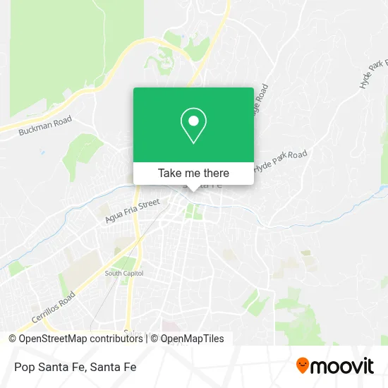 Pop Santa Fe map