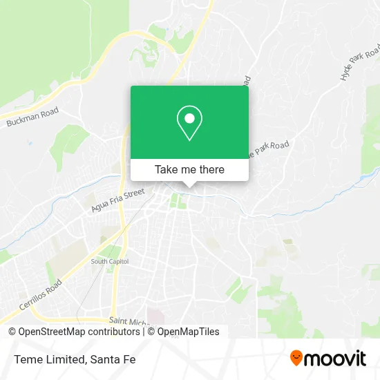 Teme Limited map