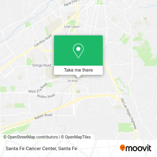 Santa Fe Cancer Center map