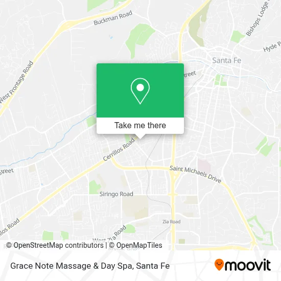 Grace Note Massage & Day Spa map