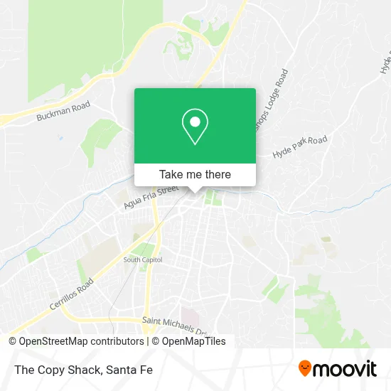 The Copy Shack map