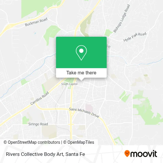 Rivers Collective Body Art map