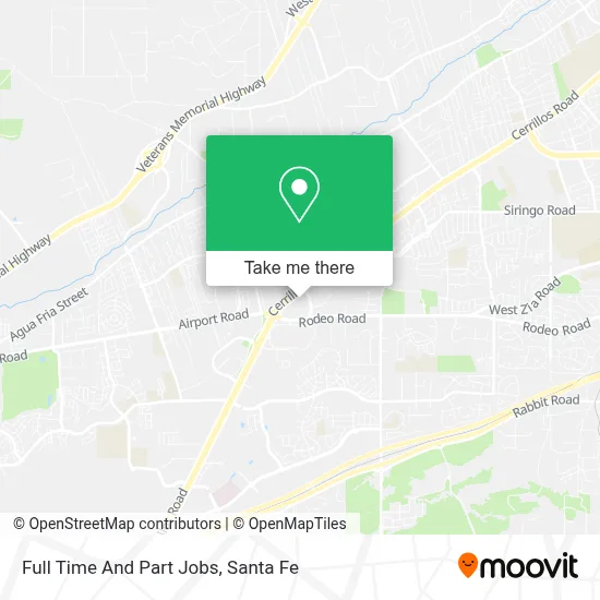 Full Time And Part Jobs map