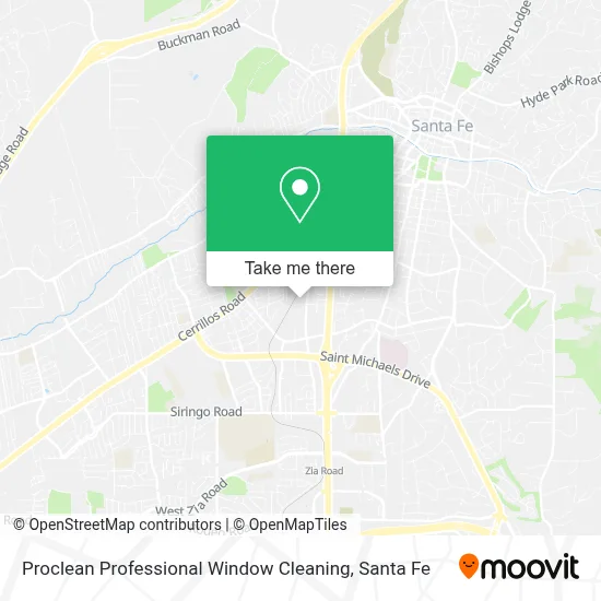 Proclean Professional Window Cleaning map