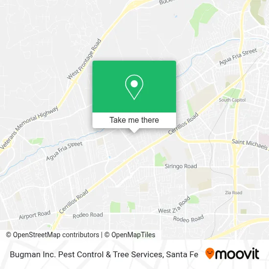 Bugman Inc. Pest Control & Tree Services map
