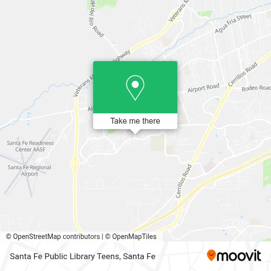 Santa Fe Public Library Teens map