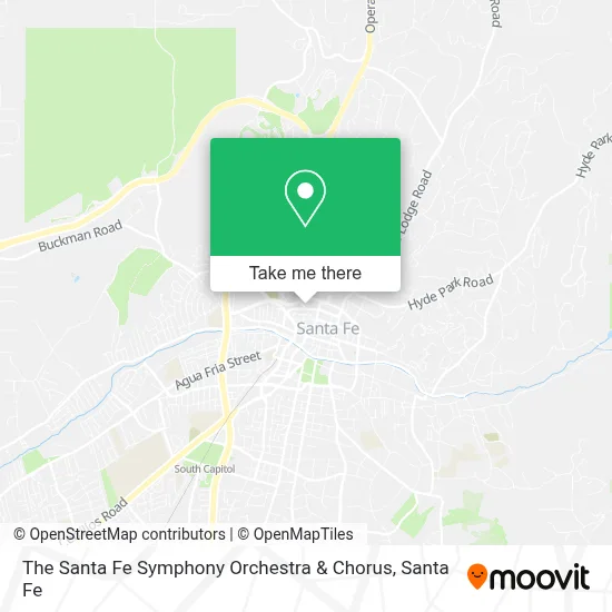The Santa Fe Symphony Orchestra & Chorus map