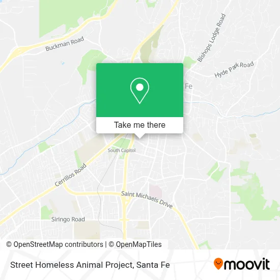 Street Homeless Animal Project map