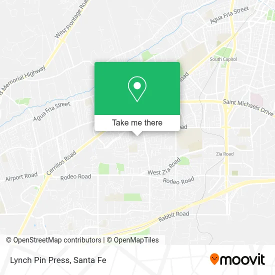 Lynch Pin Press map