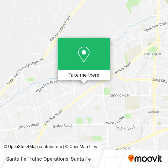 Santa Fe Traffic Operations map