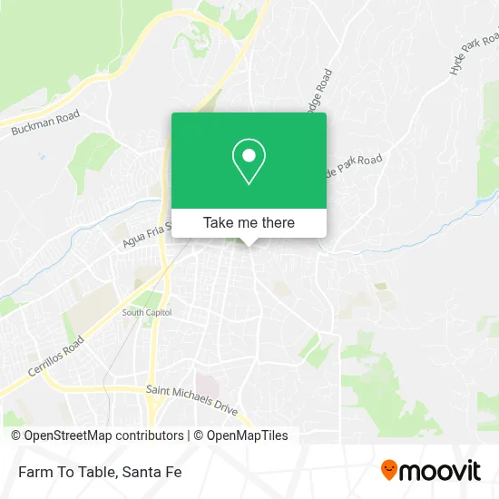 Farm To Table map
