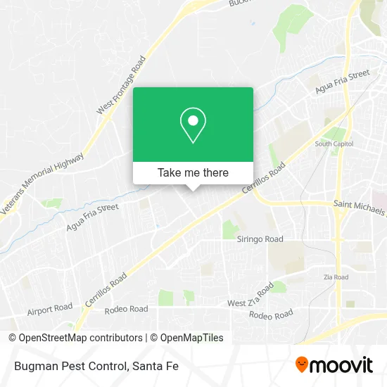 Bugman Pest Control map