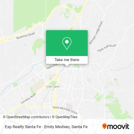 Exp Realty Santa Fe - Emily Medvec map