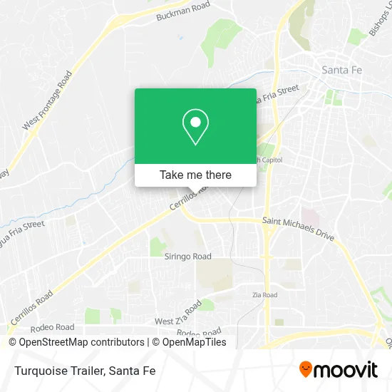 Turquoise Trailer map