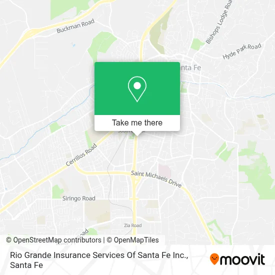 Rio Grande Insurance Services Of Santa Fe Inc. map