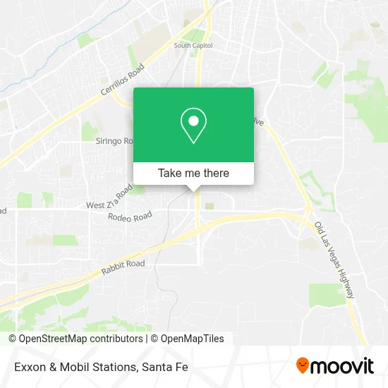 Exxon & Mobil Stations map