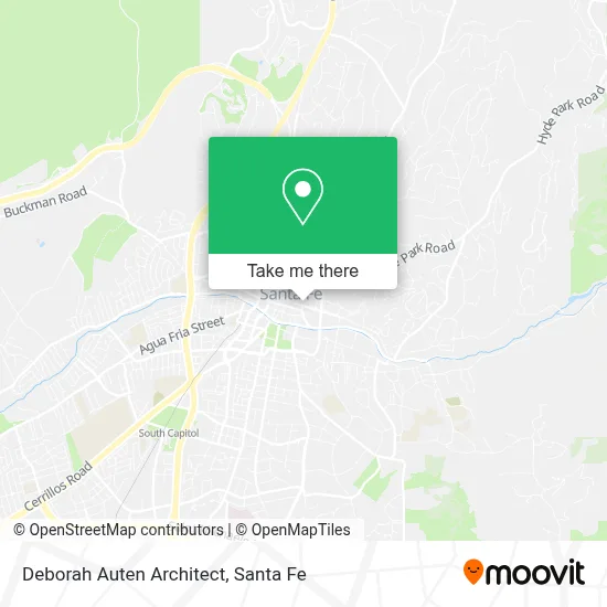 Deborah Auten Architect map