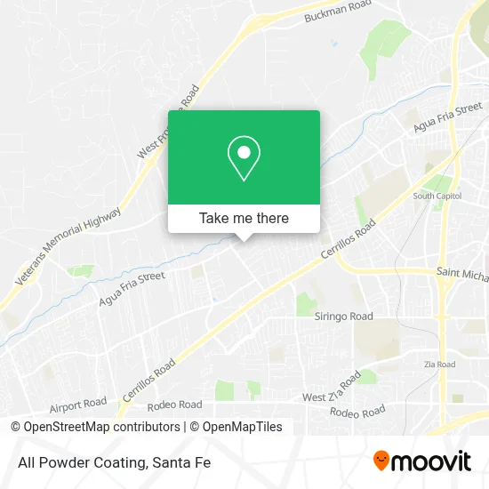 All Powder Coating map