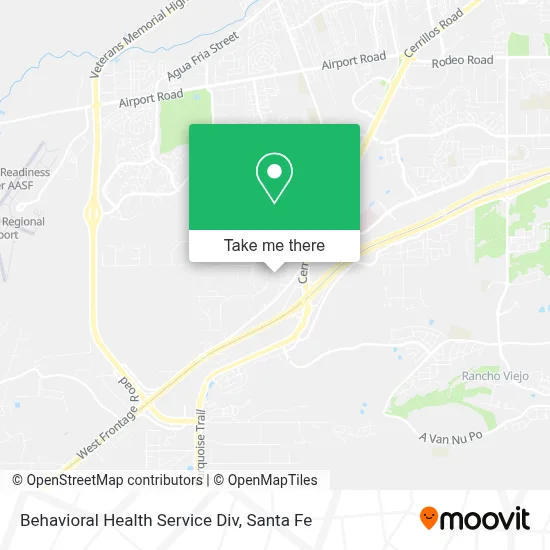 Behavioral Health Service Div map