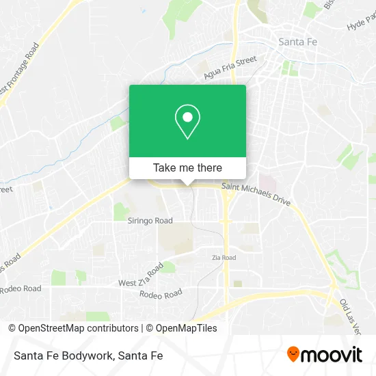 Santa Fe Bodywork map