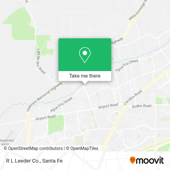 R L Leeder Co. map