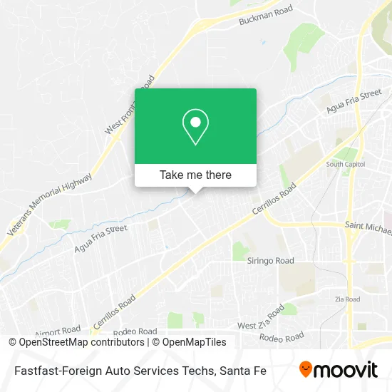 Fastfast-Foreign Auto Services Techs map