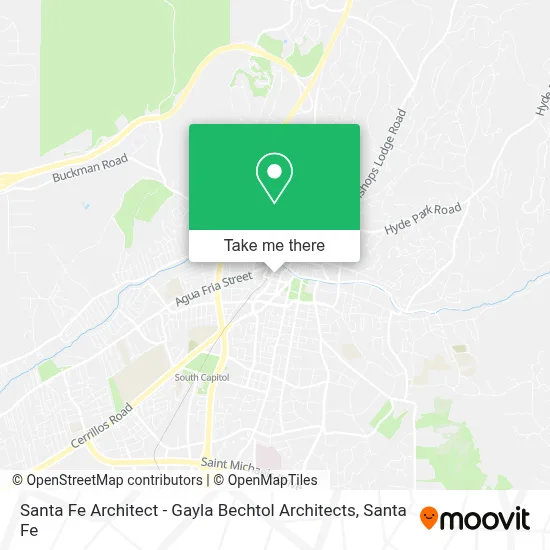 Santa Fe Architect - Gayla Bechtol Architects map