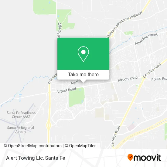 Alert Towing Llc map