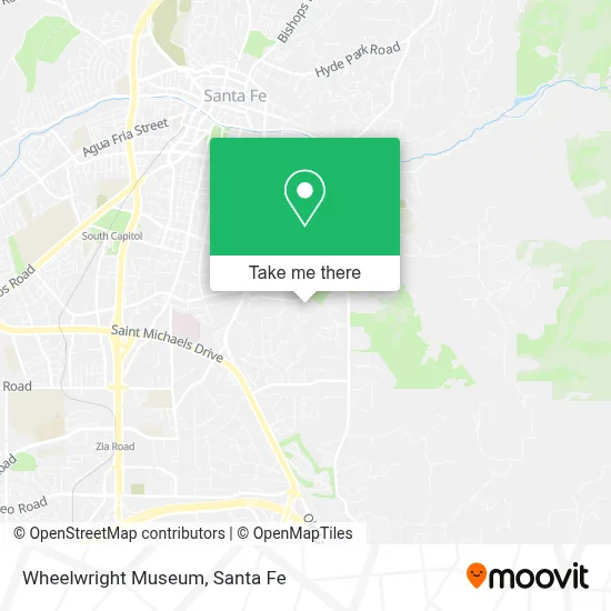 Wheelwright Museum map