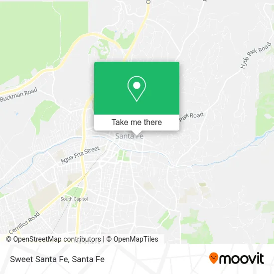 Sweet Santa Fe map