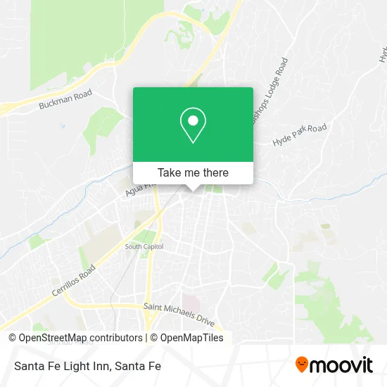 Santa Fe Light Inn map