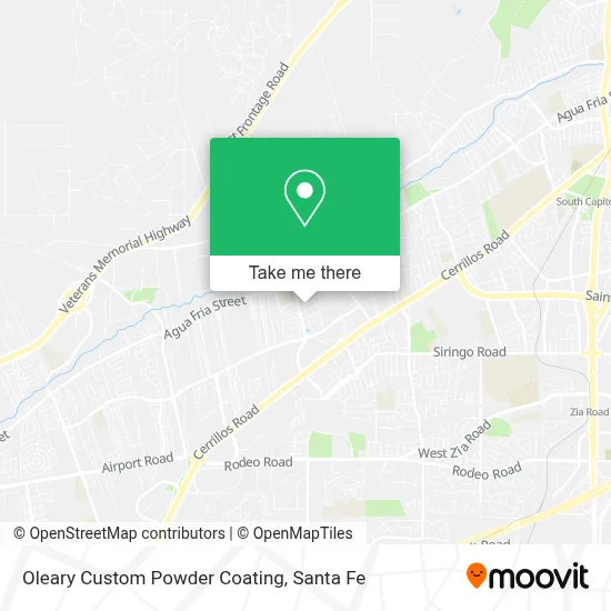 Oleary Custom Powder Coating map