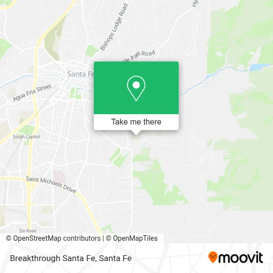 Breakthrough Santa Fe map