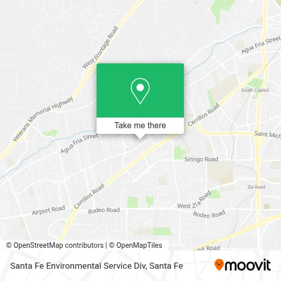 Santa Fe Environmental Service Div map