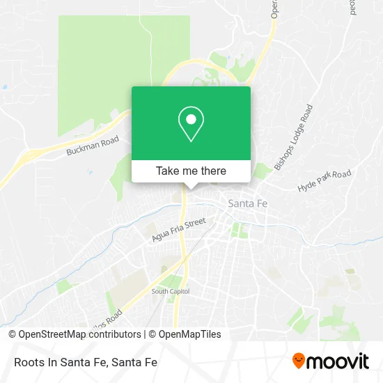 Roots In Santa Fe map
