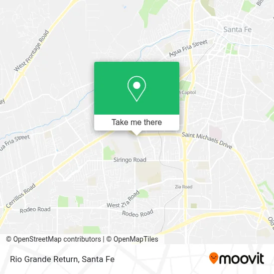 Rio Grande Return map